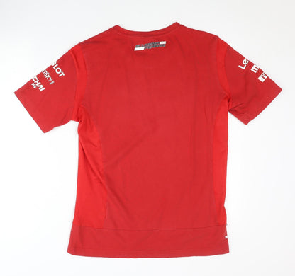 Puma Men's Red Racing Graphic T-Shirt M