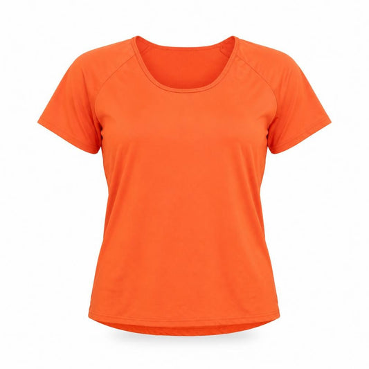 Work Out Women's Orange XS Pullover T-Shirt