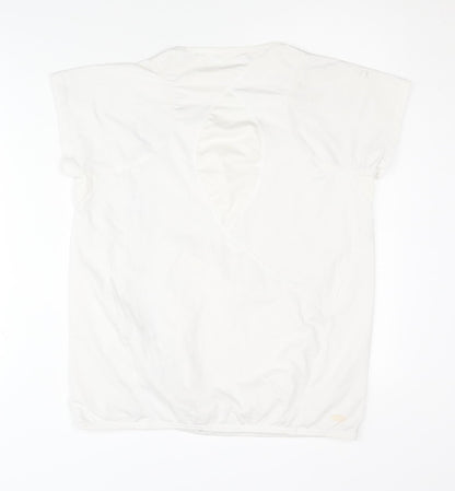 Adidas Women's White Short Sleeve Pullover Top M