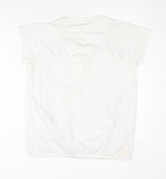 Adidas Women's White Short Sleeve Pullover Top M