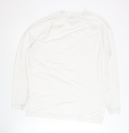 Umbro Men's White Long Sleeve Pullover XXL Top