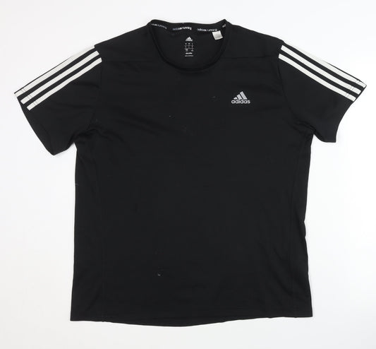 Adidas Men's Black L Sports T-Shirt