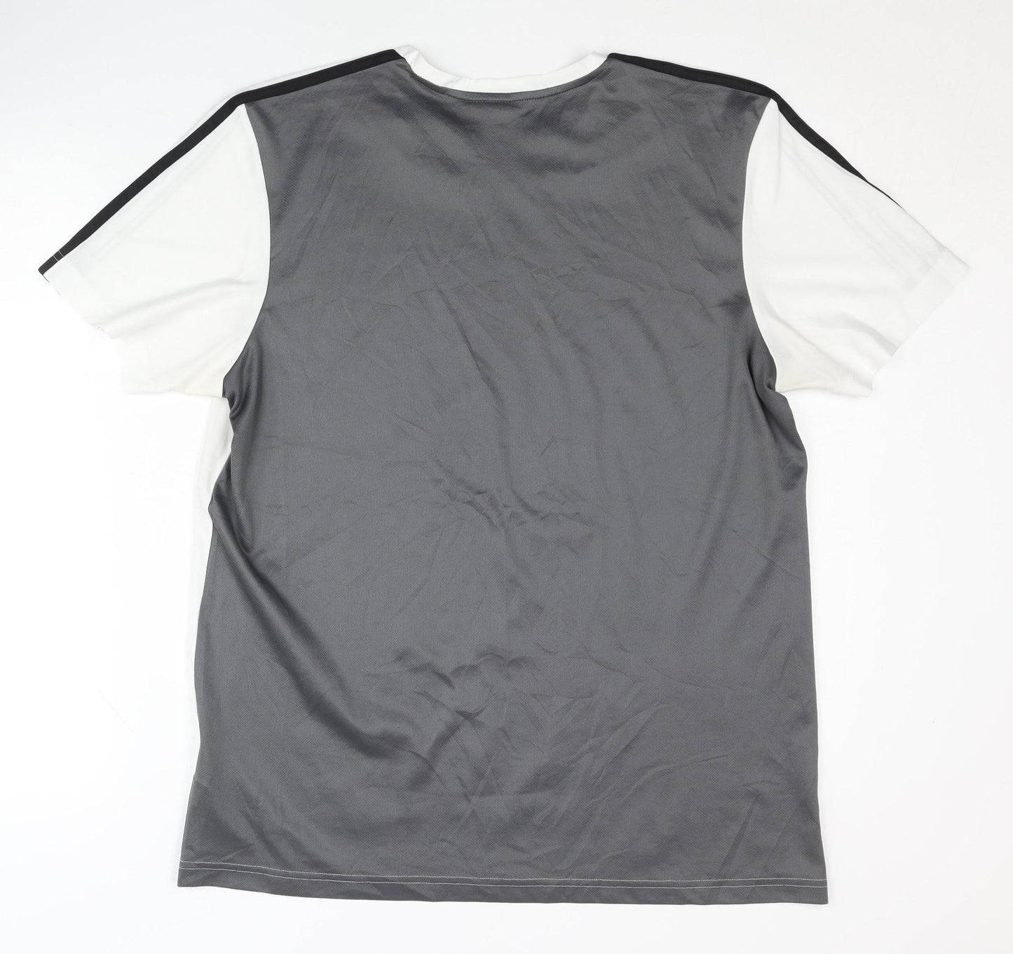 Adidas Men's White L Jersey T-Shirt - Gym & Training