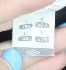 Umbro Men's Black L Football T-Shirt