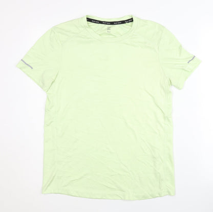 Wear to Move Men's Green T-Shirt, Size S, Reflective