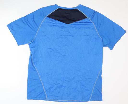 Nike Men's Blue Running T-Shirt XL Quick Dry