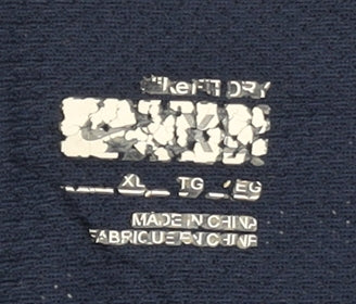 Nike Men's Blue Running T-Shirt XL Quick Dry