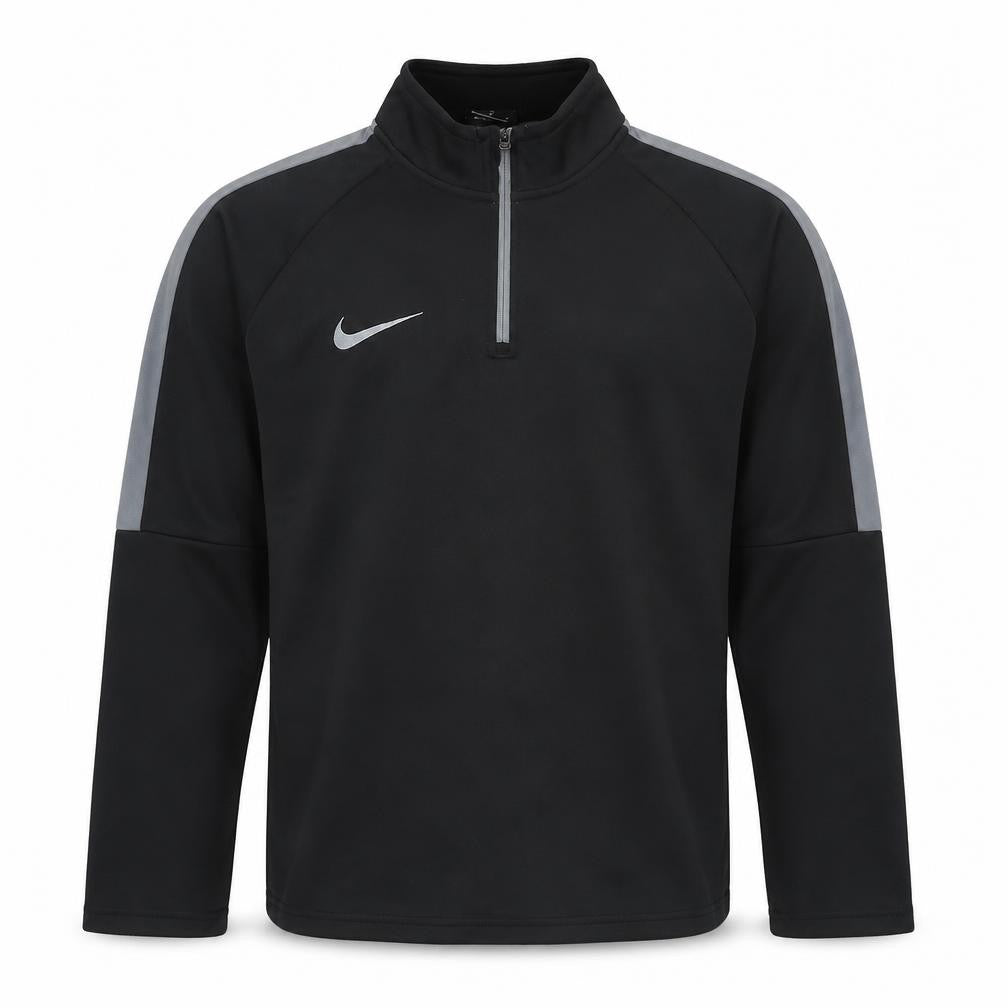 Mens UK Size M Nike Black 1/4 Zip Sweatshirt