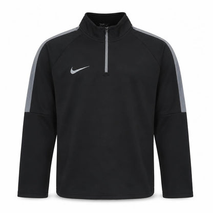 Mens UK Size M Nike Black 1/4 Zip Sweatshirt