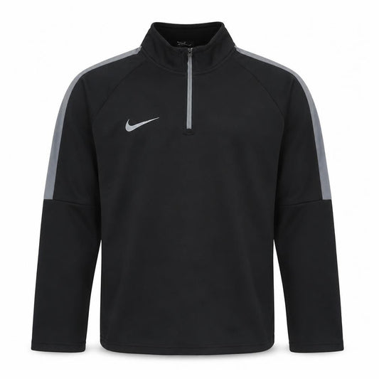 Mens UK Size M Nike Black 1/4 Zip Sweatshirt