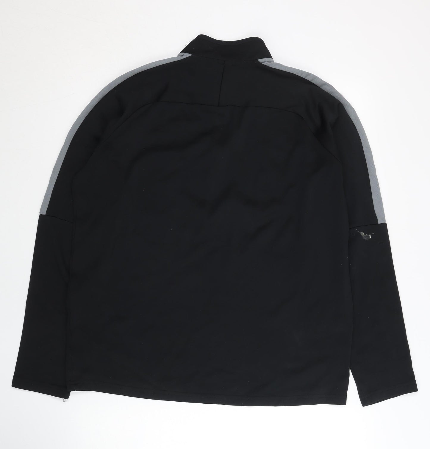 Mens UK Size M Nike Black 1/4 Zip Sweatshirt