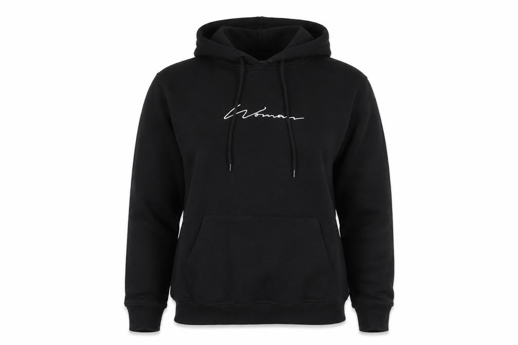 Womens UK Size S Boohoo Black Pullover Hoodie