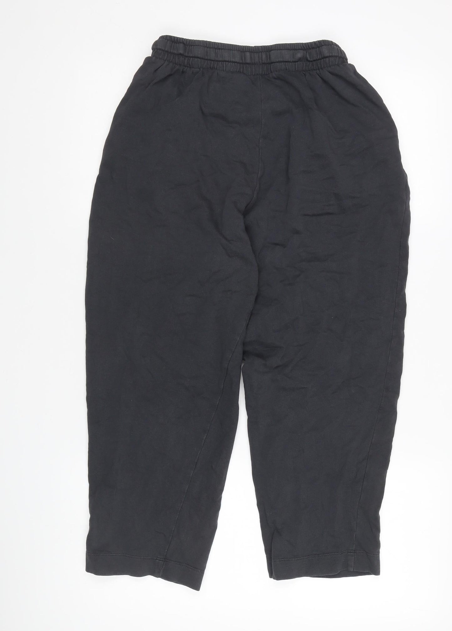 Womens UK Size S Zara Relaxed Fit Casual Black Trousers