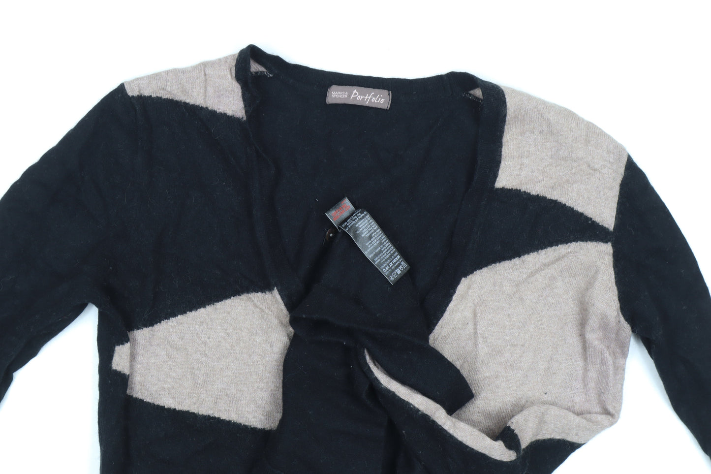 Womens UK Size 14 Marks and Spencer Black Cardigan Jumper