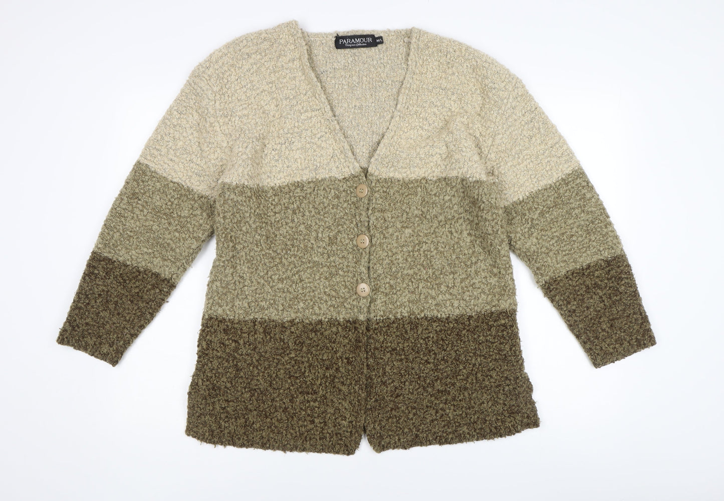 Womens UK Size M Paramour Multicoloured Cardigan Jumper