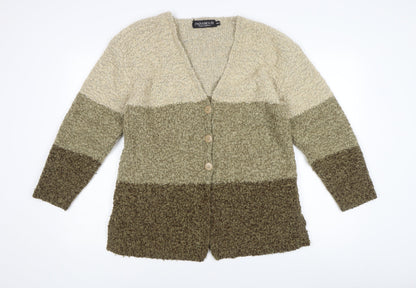 Womens UK Size M Paramour Multicoloured Cardigan Jumper
