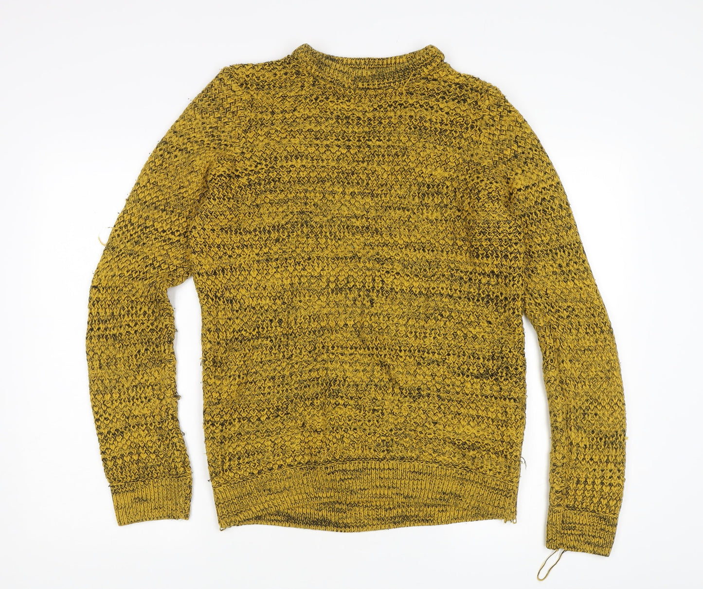 Womens UK Size S New Look Yellow Pullover Jumper