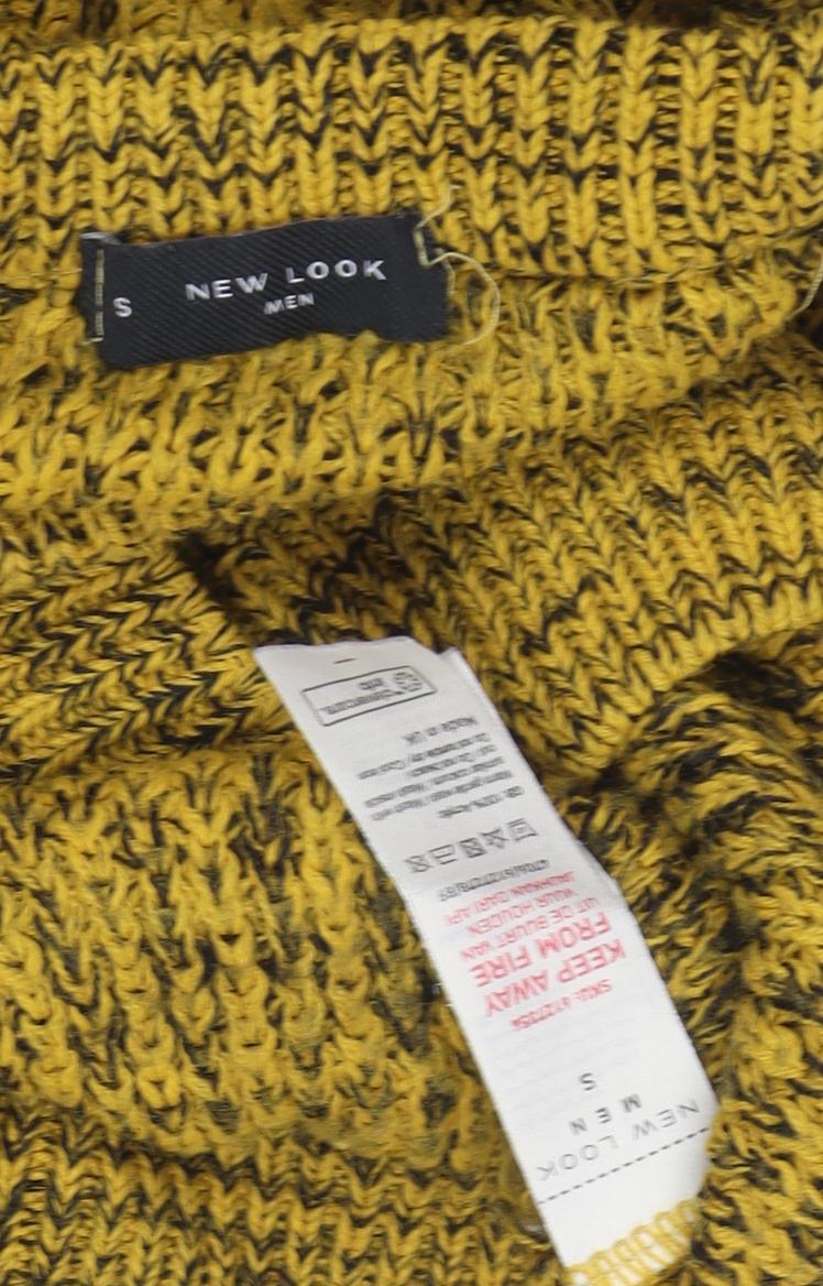 Womens UK Size S New Look Yellow Pullover Jumper