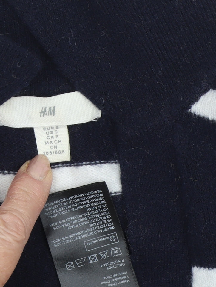 Womens UK Size L H&M Black Pullover Jumper