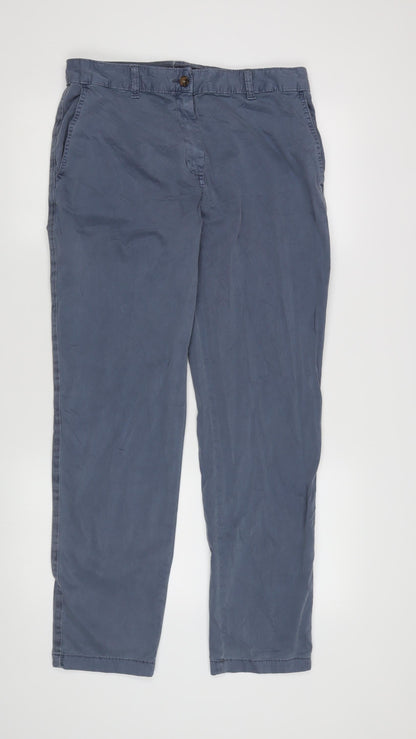 Marks and Spencer Men's Blue Chino Trousers Size 12