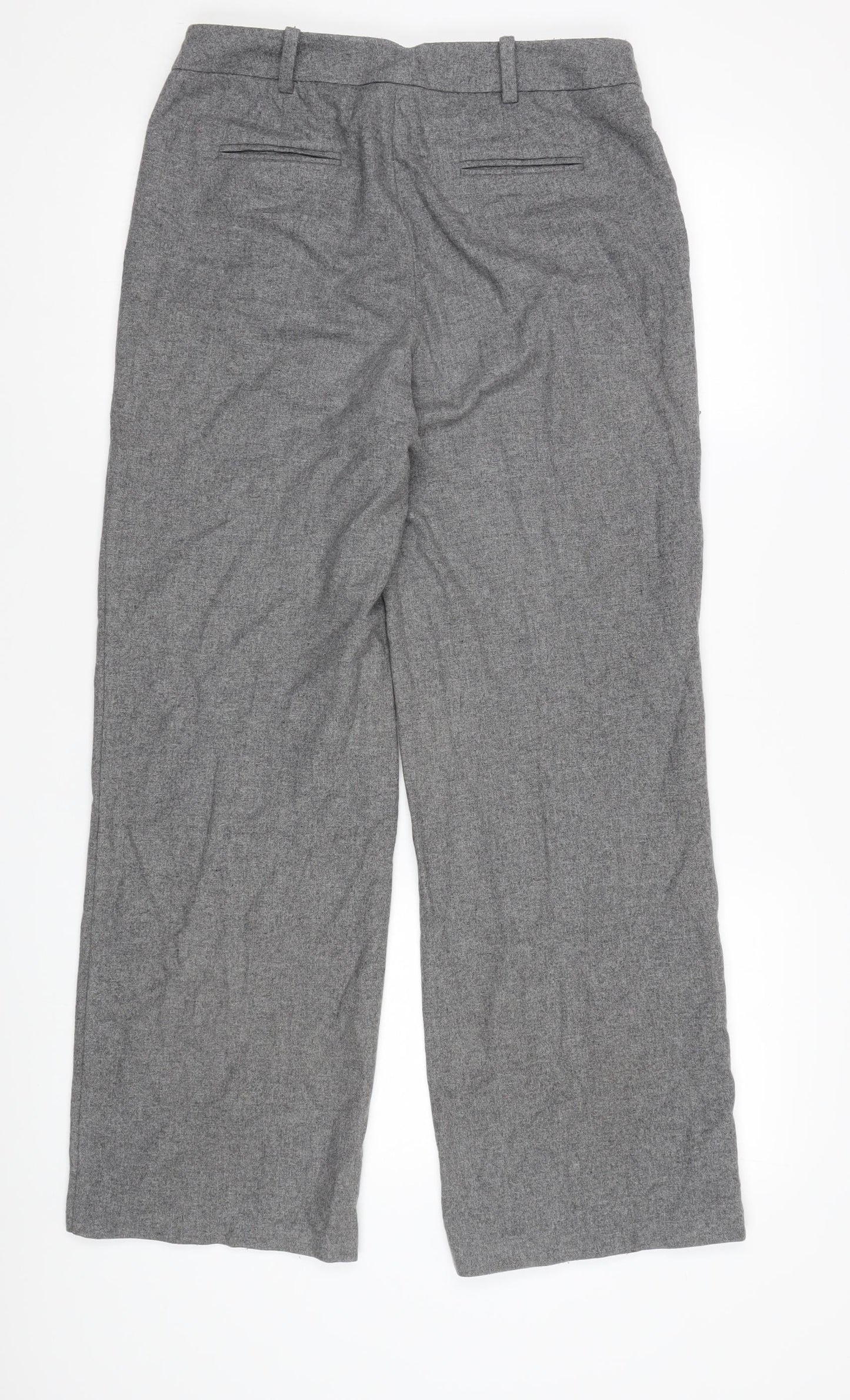 Womens UK Size 10 Marks and Spencer Regular Fit Business Casual Grey Trousers