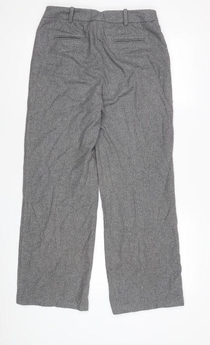 Womens UK Size 10 Marks and Spencer Regular Fit Business Casual Grey Trousers