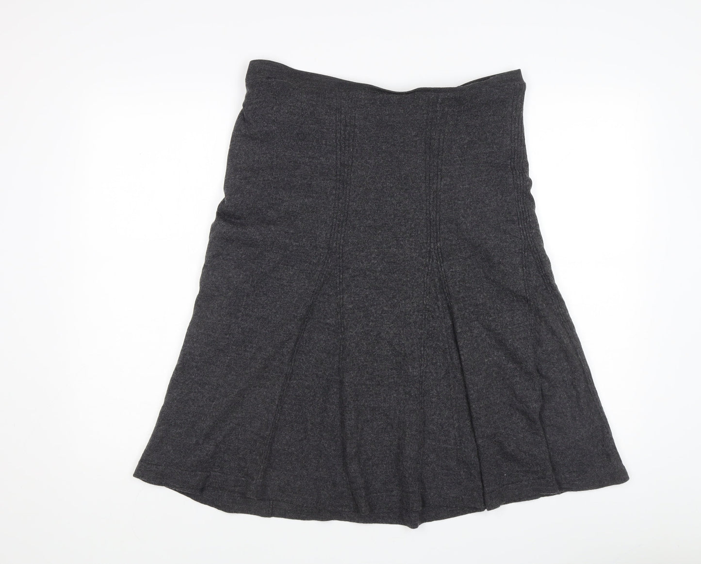 EAST Women's Grey XL Wool Skirt