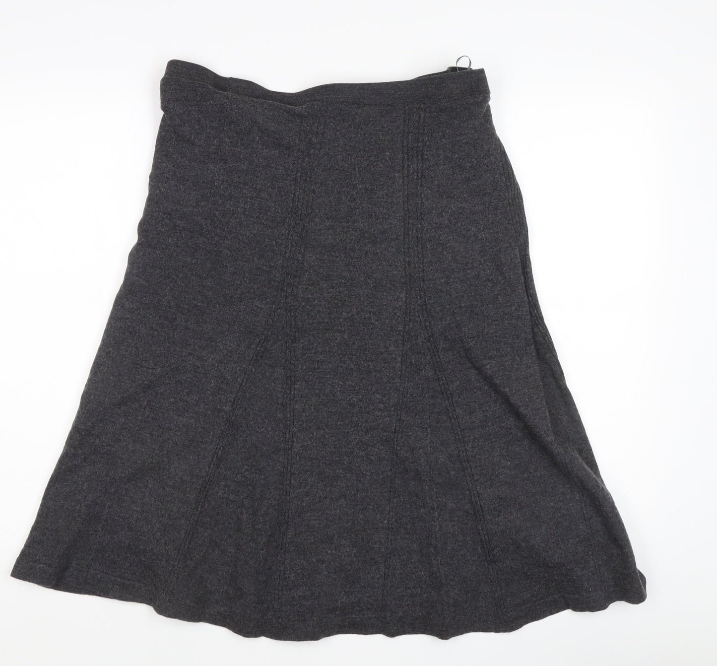 EAST Women's Grey XL Wool Skirt