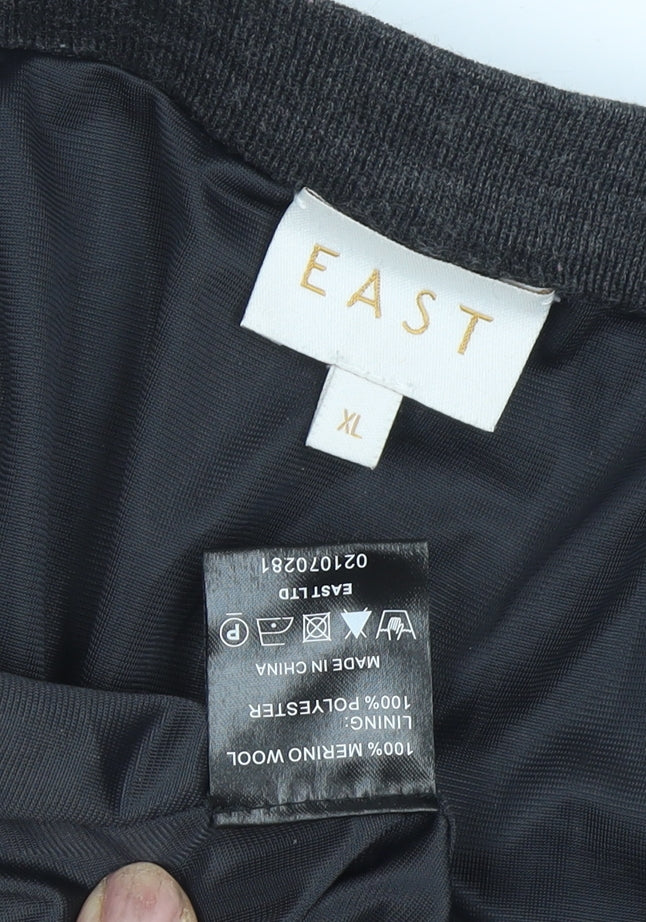 EAST Women's Grey XL Wool Skirt