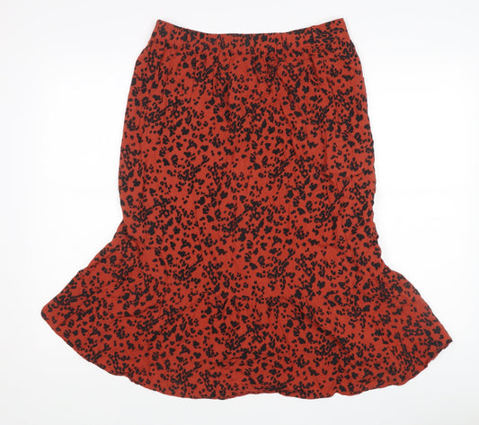 Monsoon Women's Red Trumpet Skirt Size 12