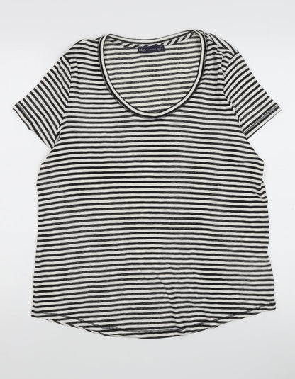 Womens UK Size 20 Marks and Spencer Black Basic T-Shirt