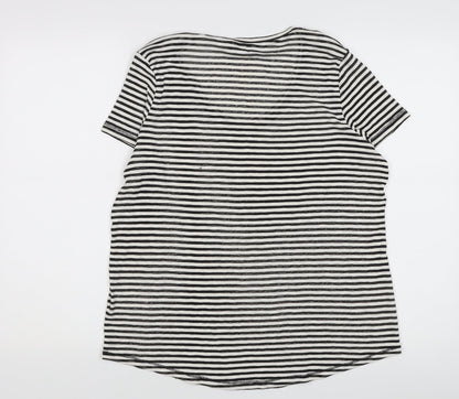 Womens UK Size 20 Marks and Spencer Black Basic T-Shirt