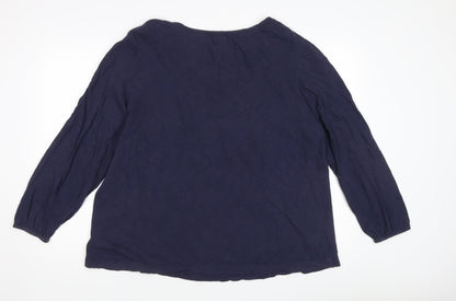 Womens UK Size 18 Brakeburn Blue Basic Blouse