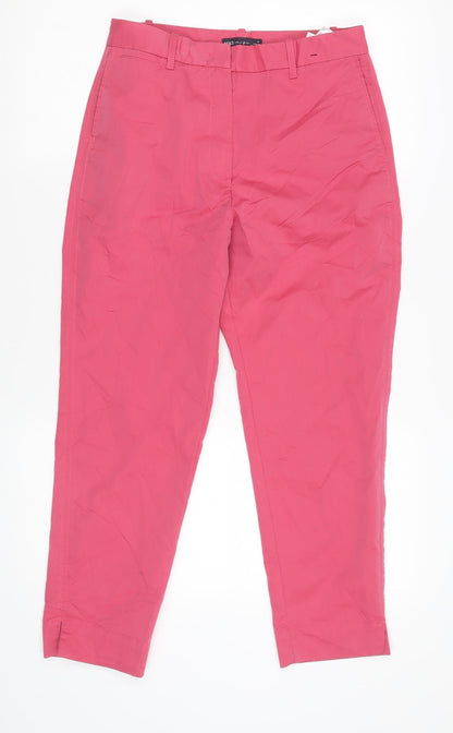 Womens UK Size 10 Marks and Spencer Regular Fit Chino Pink Trousers