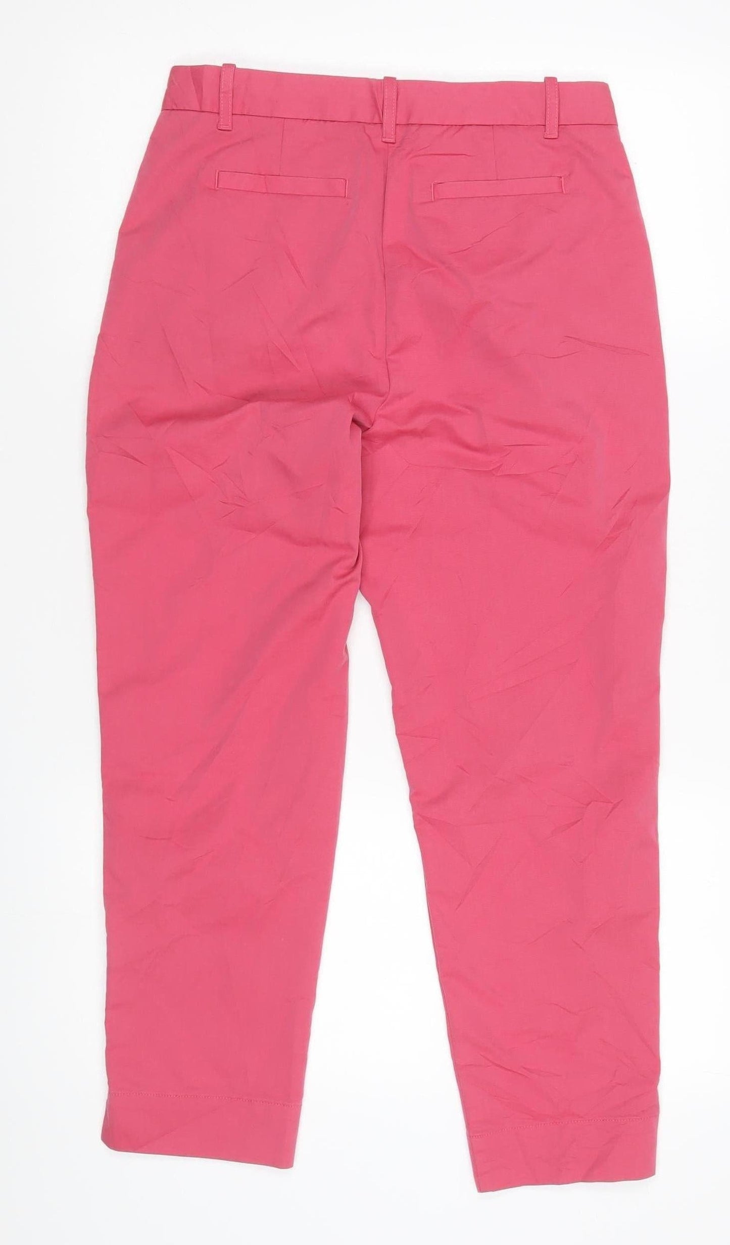 Womens UK Size 10 Marks and Spencer Regular Fit Chino Pink Trousers