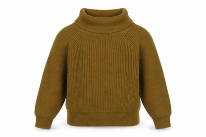 H&M Women's Brown High Neck Jumper, Size S