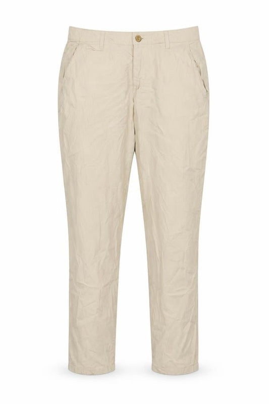 Zara Women Beige Chino Trousers, Size 12, Casual Style