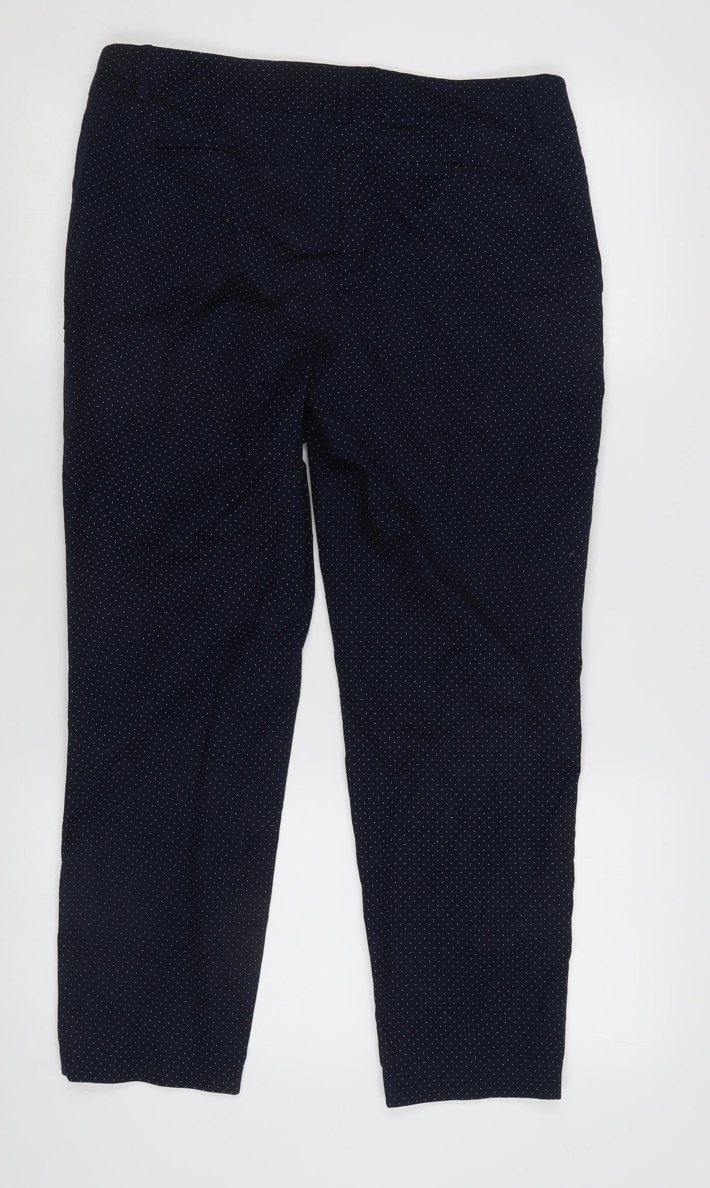 Womens UK Size 14 Hilary Radley Regular Fit  Blue Trousers