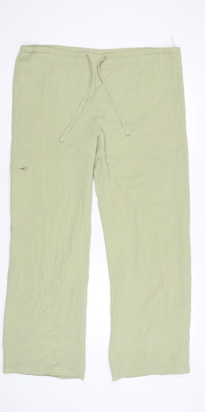 Old Navy Women’s Green Cargo Trousers Size 16