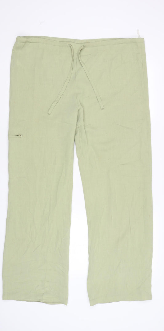 Old Navy Women’s Green Cargo Trousers Size 16