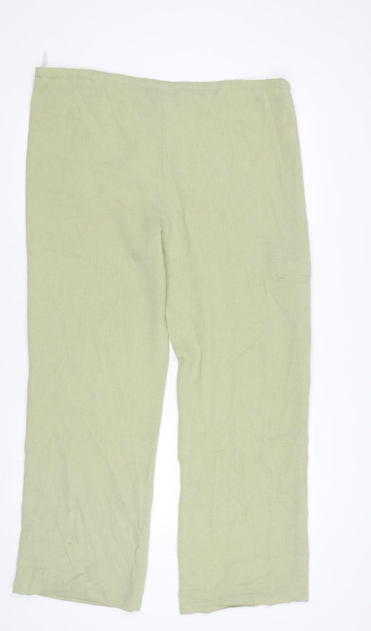 Old Navy Women’s Green Cargo Trousers Size 16