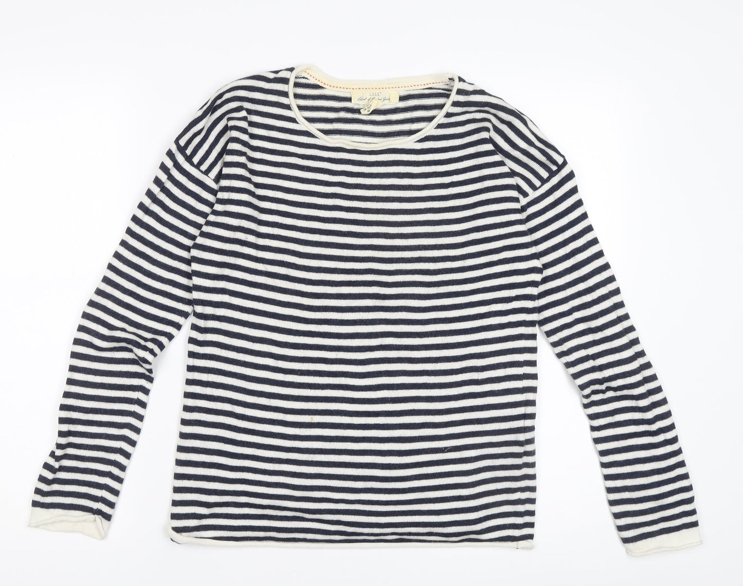 L.O.G.G. Women’s Striped Long Sleeve T-Shirt - Black/White, S
