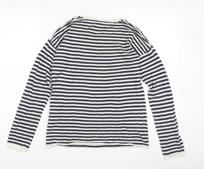 L.O.G.G. Women’s Striped Long Sleeve T-Shirt - Black/White, S