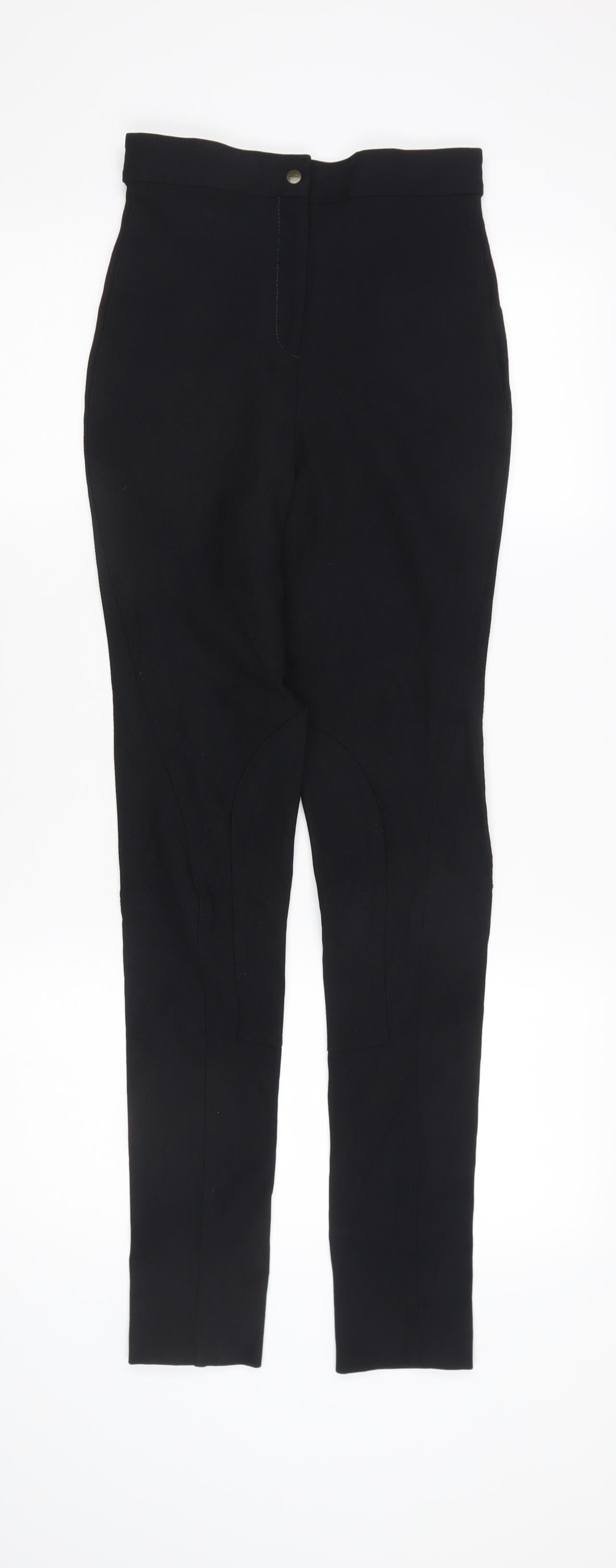 Caldene Reflex Women's Black Skinny Jodhpur Trousers, Size M