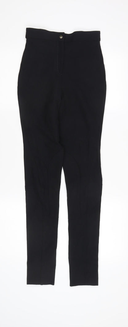 Caldene Reflex Women's Black Skinny Jodhpur Trousers, Size M