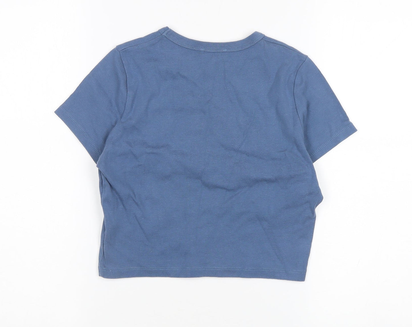 Panic Republic Unisex Kids Blue Graphic T-Shirt L