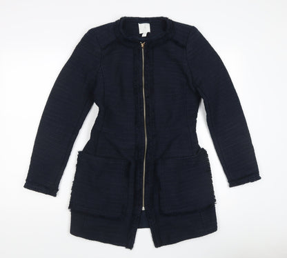 Womens UK Size 6 H&M Blue Basic Jacket