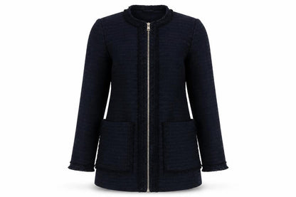 Womens UK Size 6 H&M Blue Basic Jacket