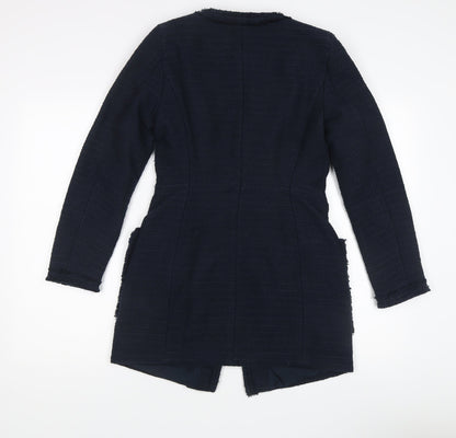 Womens UK Size 6 H&M Blue Basic Jacket