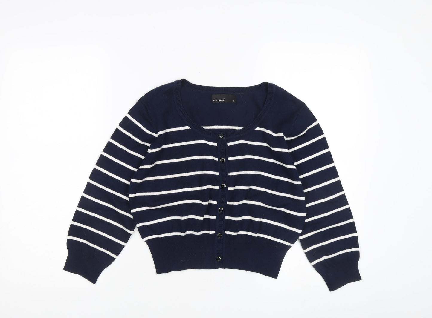 Womens UK Size XL VERO MODA Blue Cardigan Jumper
